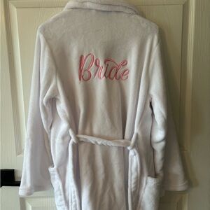 Bride robe and bag